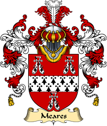 English Family Coat of Arms (v.25) Meares