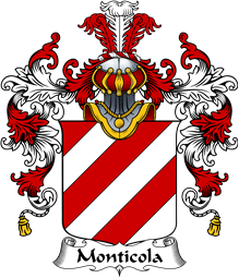 Italian Family Coat of Arms (v.25b) Monticola