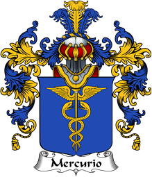 Italian Family Coat of Arms (v.25b) Mercurio
