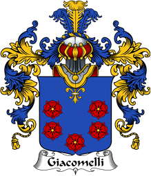 Italian Family Coat of Arms (v.25b) Giacomelli