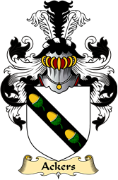 English Coat of Arms (v.23) for the family Ackers