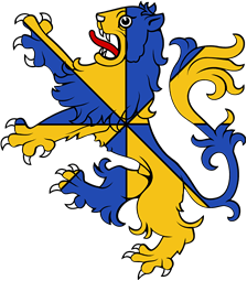 Lion Rampant Gyronny