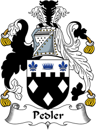 English Coat of Arms for the family Pedler