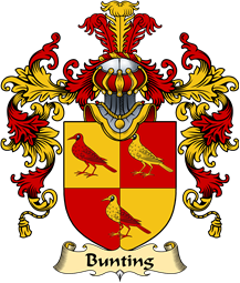 English Family Coat of Arms (v.25) Bunting