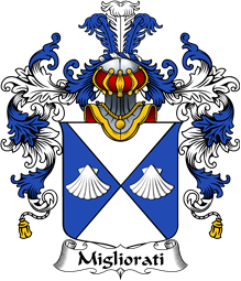 Italian Family Coat of Arms (v.25b) Migliorati