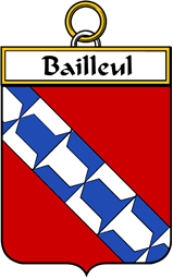 French Coat of Arms Badge for Bailleul