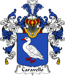 Italian Family Coat of Arms (v.25b) Caravello