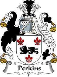 English Coat of Arms for the family Perkins