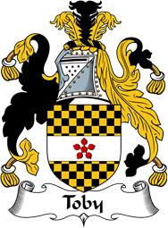 English Coat of Arms for the family Toby