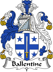 English Coat of Arms for the family Ballentine