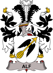 Coat of arms used by the Danish family Alf