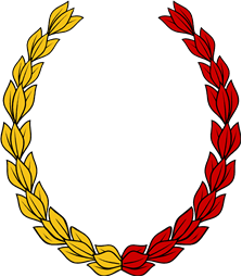 Laurel Wreath 5 Per Pale 