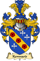 English Coat of Arms (v.23) for the family Kenward