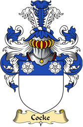 Scottish Family Coat of Arms (v.23) for Cocke