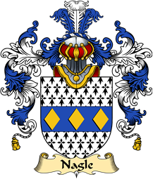Irish Family Coat of Arms (v.25a) Nagle