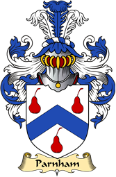 English Coat of Arms (v.23) for the family Parnham