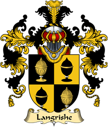 Irish Family Coat of Arms (v.25a) Langrishe
