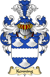 English Coat of Arms (v.23) for the family Kenning