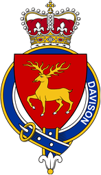 Families of Britain Coat of Arms Badge for: Davison (England)