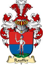 v.23 Coat of Family Arms from Germany for Rauffer