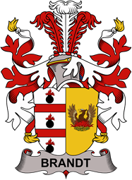 Coat of arms used by the Danish family Brandt