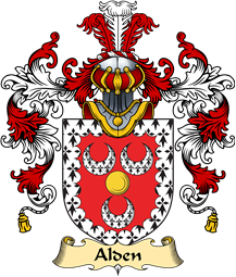 English Family Coat of Arms (v.25) Alden