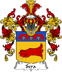 Italian Family Coat of Arms (v.25b) Sera