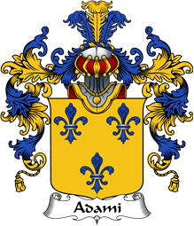 Italian Family Coat of Arms (v.25b) Adami