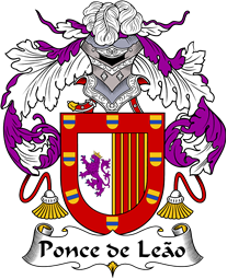 Portuguese Coat of Arms for Ponce de Leão