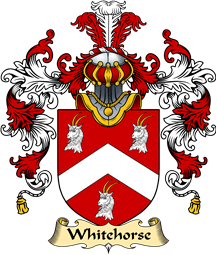 English Family Coat of Arms (v.25) Whitehorse