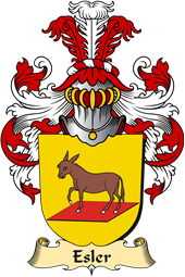 v.23 Coat of Family Arms from Germany for Esler