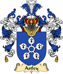 English Family Coat of Arms (v.25) Astley