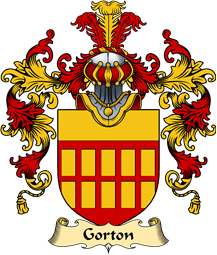 English Family Coat of Arms (v.25) Gorton