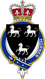 Families of Britain Coat of Arms Badge for: Horner (England)