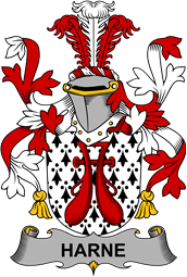 Irish Coat of Arms for Harne