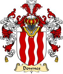 Irish Family Coat of Arms (v.25a) Downes