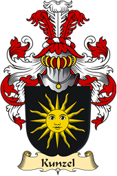 v.23 Coat of Family Arms from Germany for Kunzel