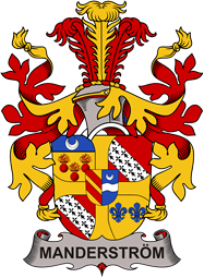 Swedish Coat of Arms for Manderström