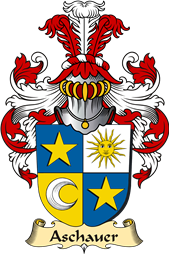 v.23 Coat of Family Arms from Germany for Aschauer