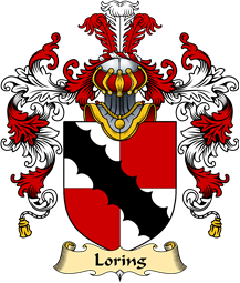 English Family Coat of Arms (v.25) Loring