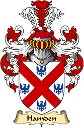 English Coat of Arms (v.23) for the family Hamden or Hampden