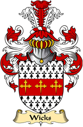 English Coat of Arms (v.23) for the family Wicks