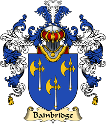 English Family Coat of Arms (v.25) Bainbridge or Baynbridge