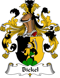 German Wappen Coat of Arms for Bickel