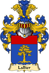 French Family Coat of Arms (v.23) for Lallier