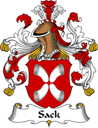 German Wappen Coat of Arms for Sack