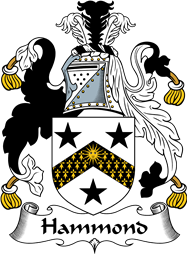 English Coat of Arms for the family Hammond