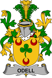 Irish Coat of Arms for Odell