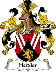 German Wappen Coat of Arms for Heidler