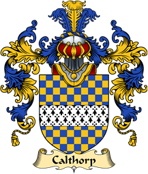 English Family Coat of Arms (v.25) Calthorp or Calthrop